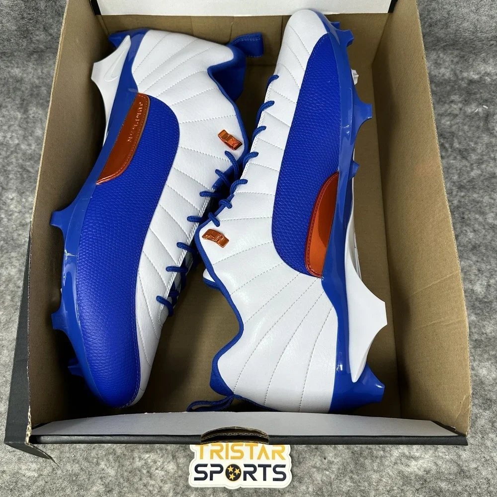 Florida Gators Football Cleats Mens Sz 18 Jordan 12 Alpha 3 PE Low FJ6218-147